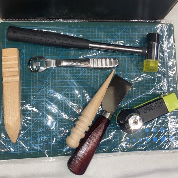 Home 100% Leather working DYI Professional project make leather goods new kit - Picture 3 of 11